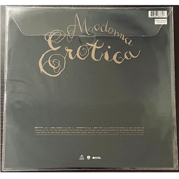 🆕 MADONNA ~ EROTICA 30th ANNIVERSARY LIMITED EDITION 12” PICTURE DISC RECORD - Picture 2 of 3